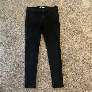 Hollister black pants, size 9s